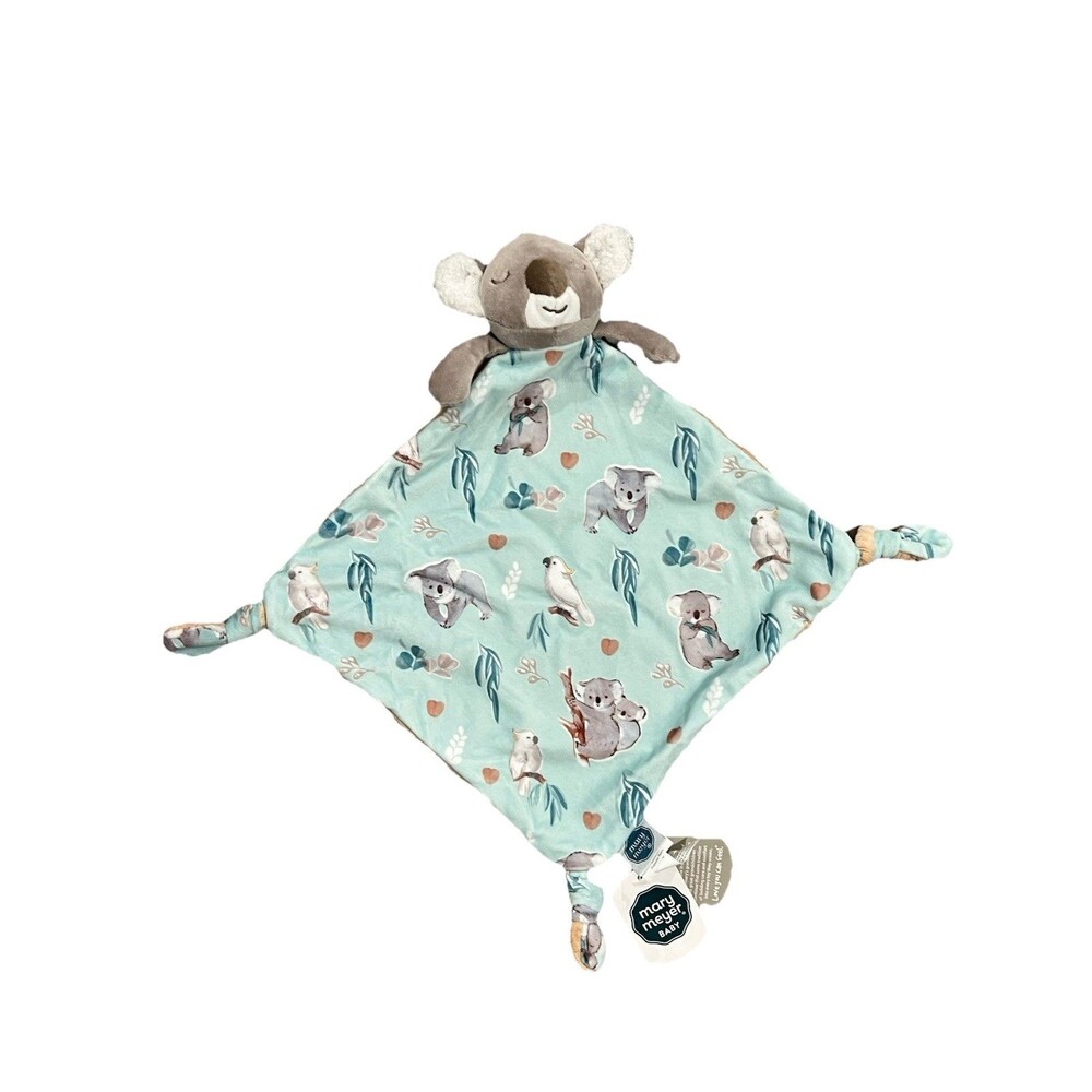 Mary Meyer Little Knottie Down Under Koala Baby Lovey Security Blanket 44113 New